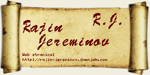 Rajin Jereminov vizit kartica